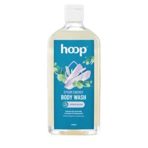 Hoop Epsom Body Wash | Epsom Salt Body Wash For Shower, Hand & Foot Soak, Workout Recovery, Bath Salt, Relaxation, Skin, Feet, Lavender | 300 ml